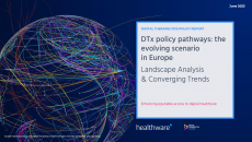 Healthware, Digital Therapeutics Alliance report's cover page